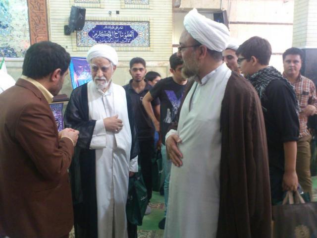 حجت الاسلام و المسلمین سینایی در مراسم اختتامیه جشنواره بچه های محراب